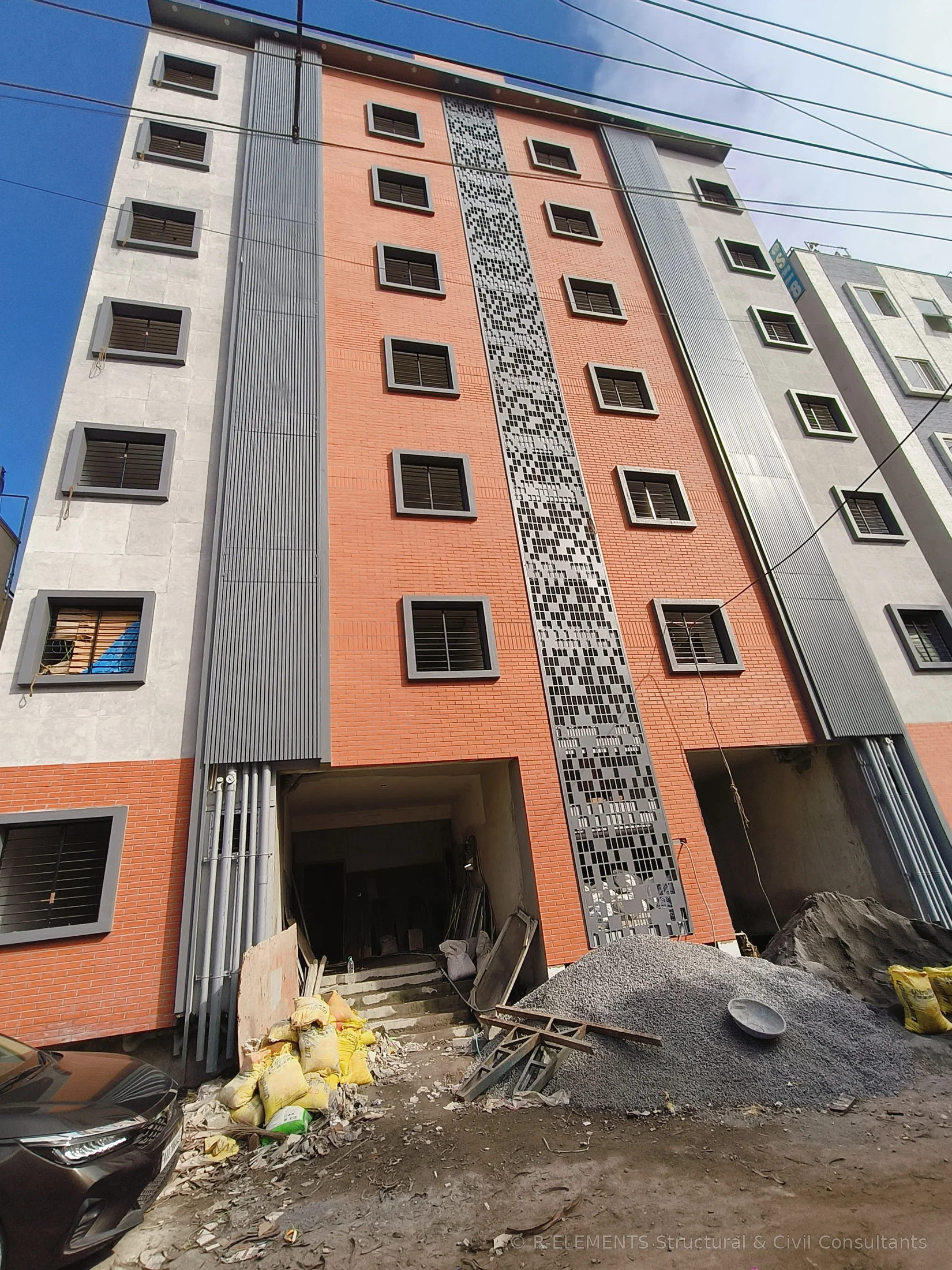 Completed multistorey building project photograph